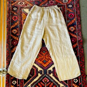 FLAX cropped pants